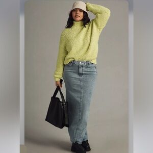 Anthropologie The Need-It Oversized Mock Neck Sweater